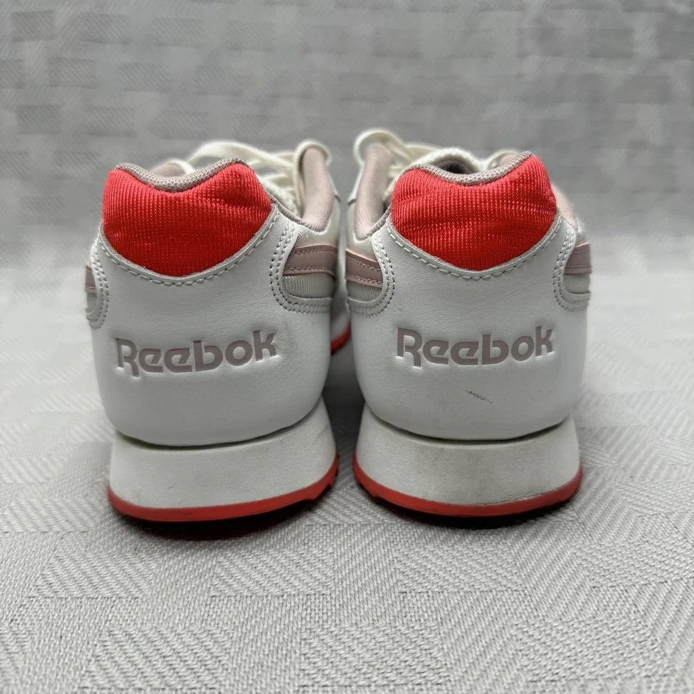 Reebok Classic Shoes Womens Size 8 White Pink‎ Red Ortholite Sneakers EG0897 - Picture 5 of 9